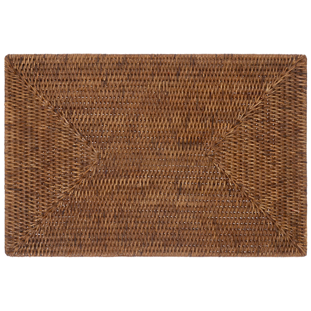 Fiolini Tischset Rattan Rechteckig