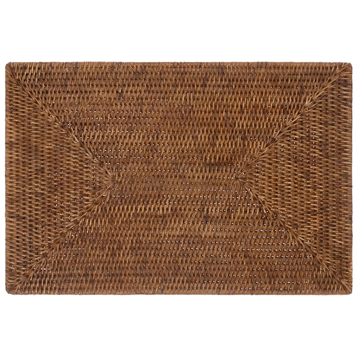 Fiolini Tischset Rattan Rechteckig