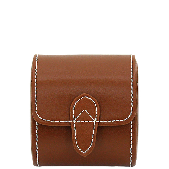 Friedrich23 Uhrenetui Cordoba Braun geschlossen