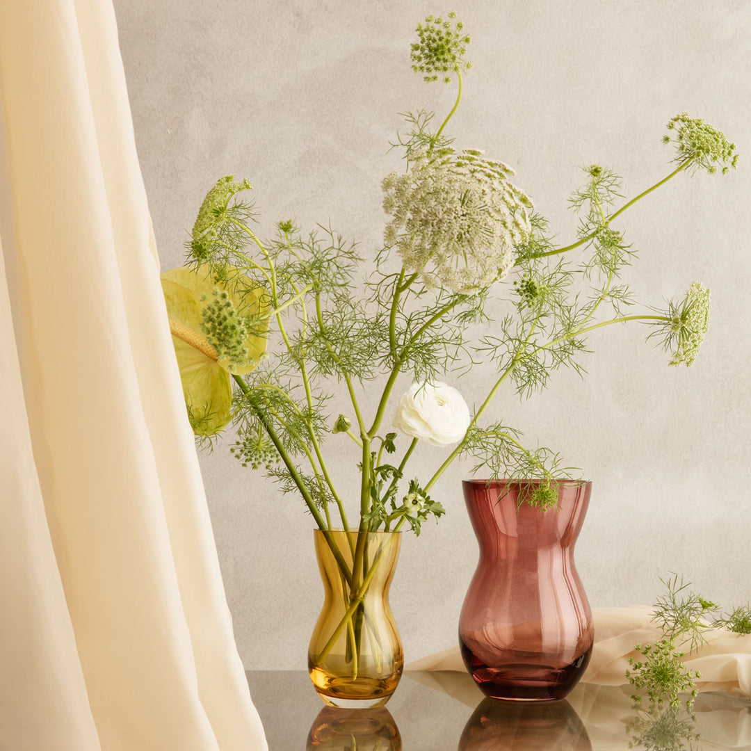 Holmegaard Calabas Vase Amber 16cm