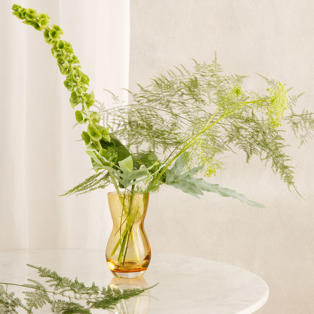 Holmegaard Calabas Vase Amber 16cm