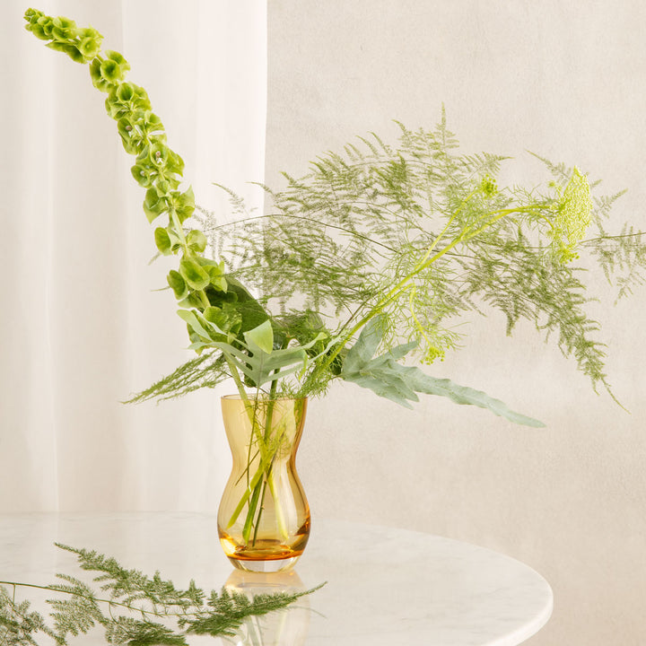 Holmegaard Calabas Vase Amber 16cm