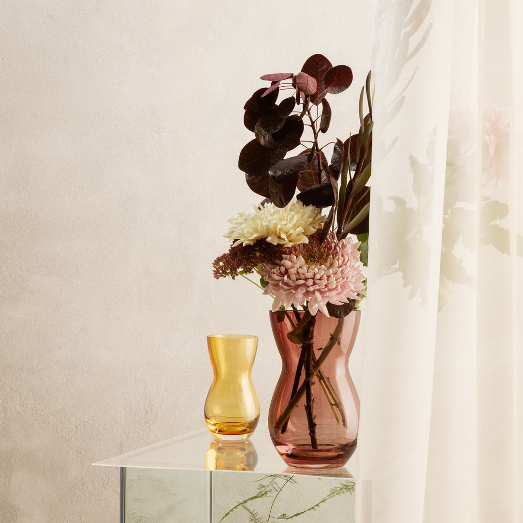 Holmegaard Calabas Vase Amber 16cm