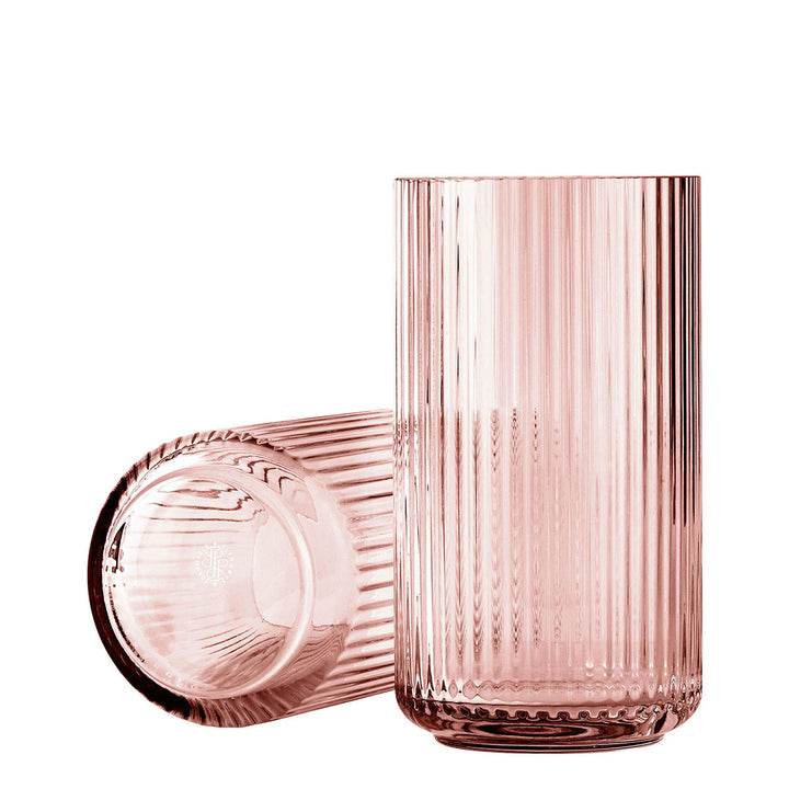 Lyngby Vase Glas burgundy