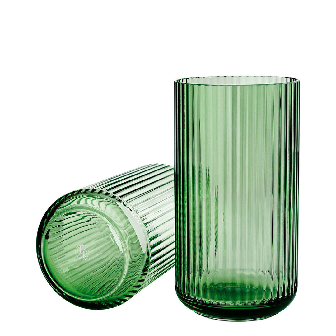 Lyngby Vase Glas Grün