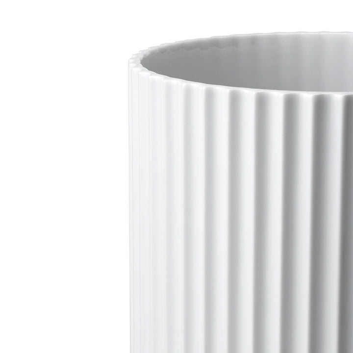 Lyngby Vase Porzellan Weiß