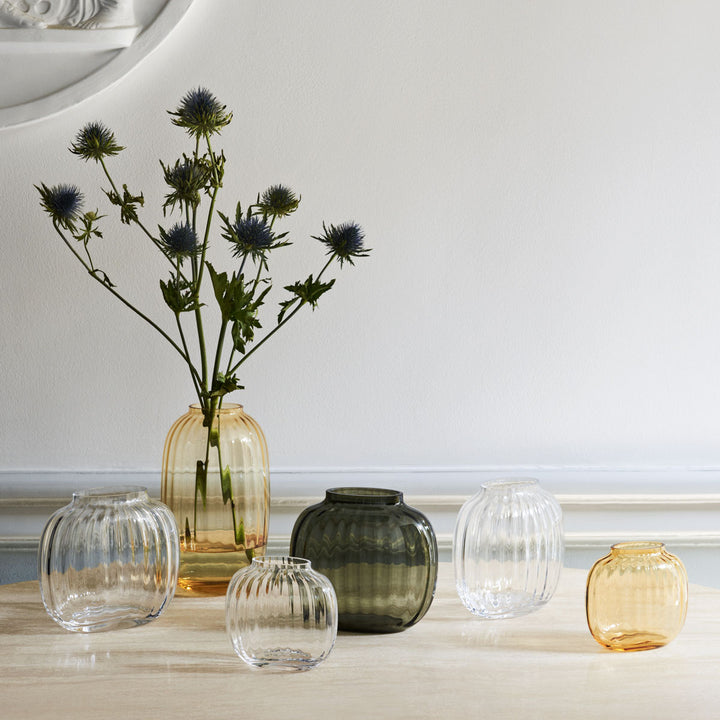 Holmegaard Vase Primula Amber 25,5cm