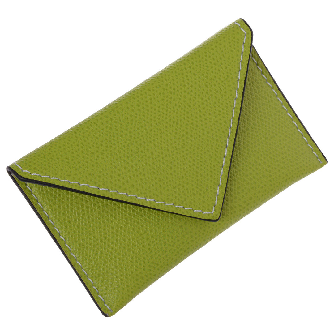 GioBagnara Visitenkartenetui Tino Leder Grün