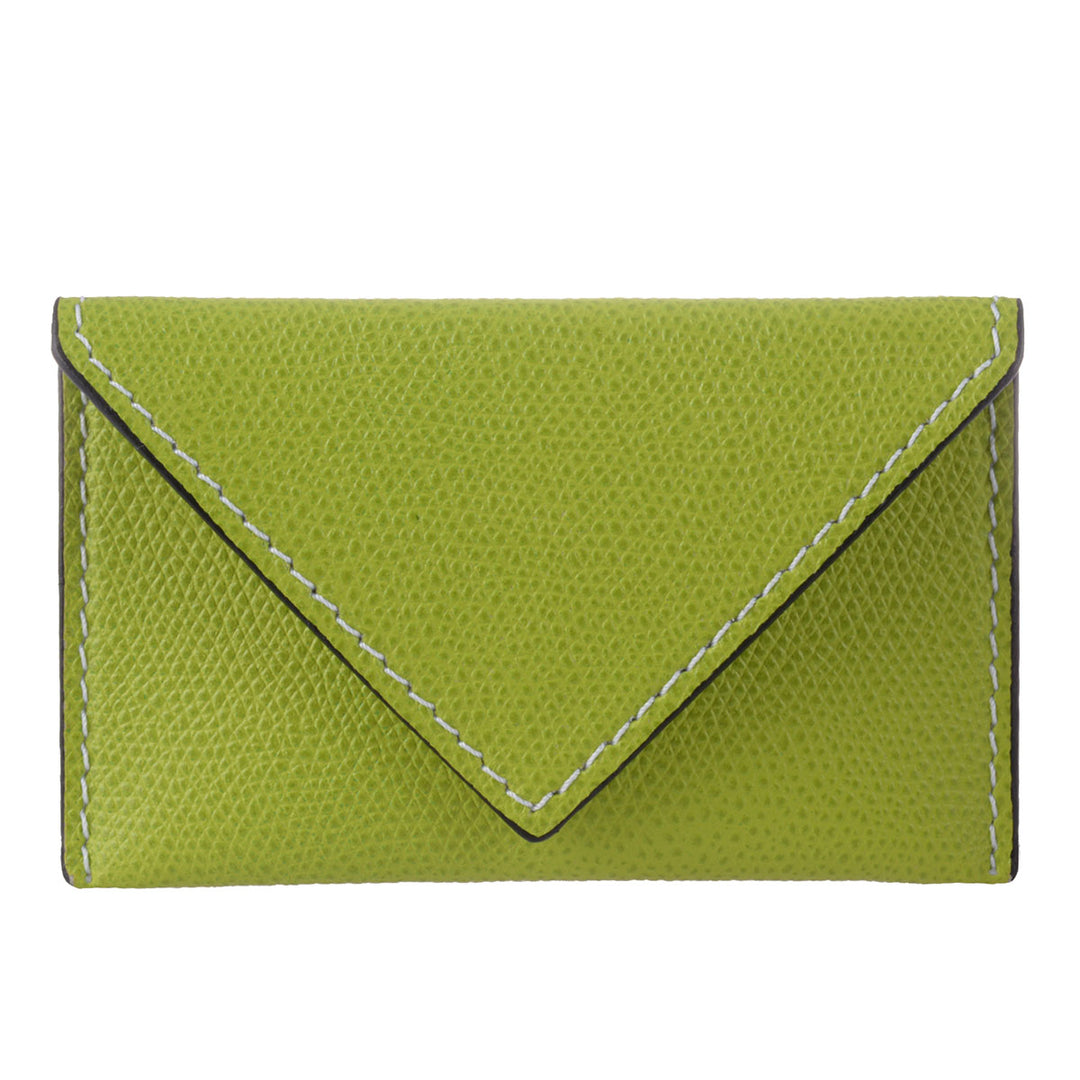 GioBagnara Visitenkartenetui Tino Leder Grün