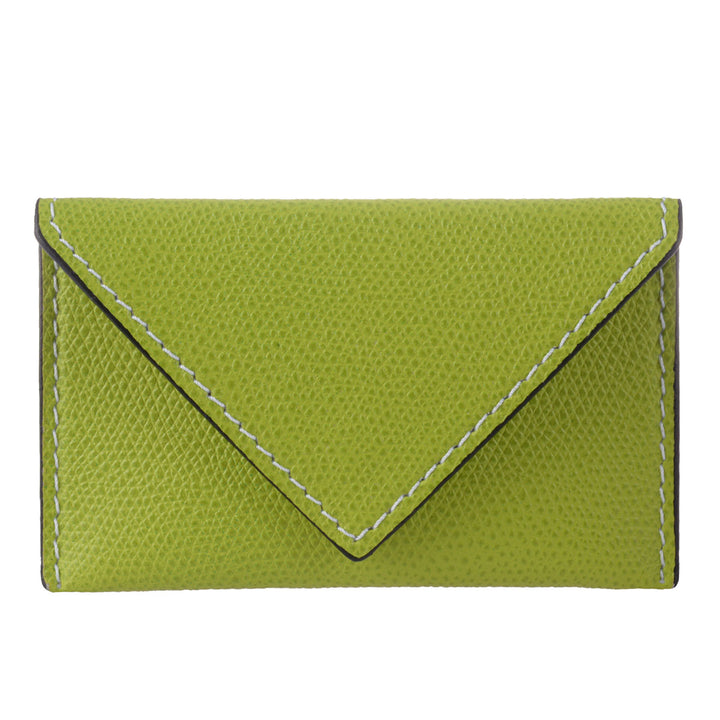 GioBagnara Visitenkartenetui Tino Leder Grün