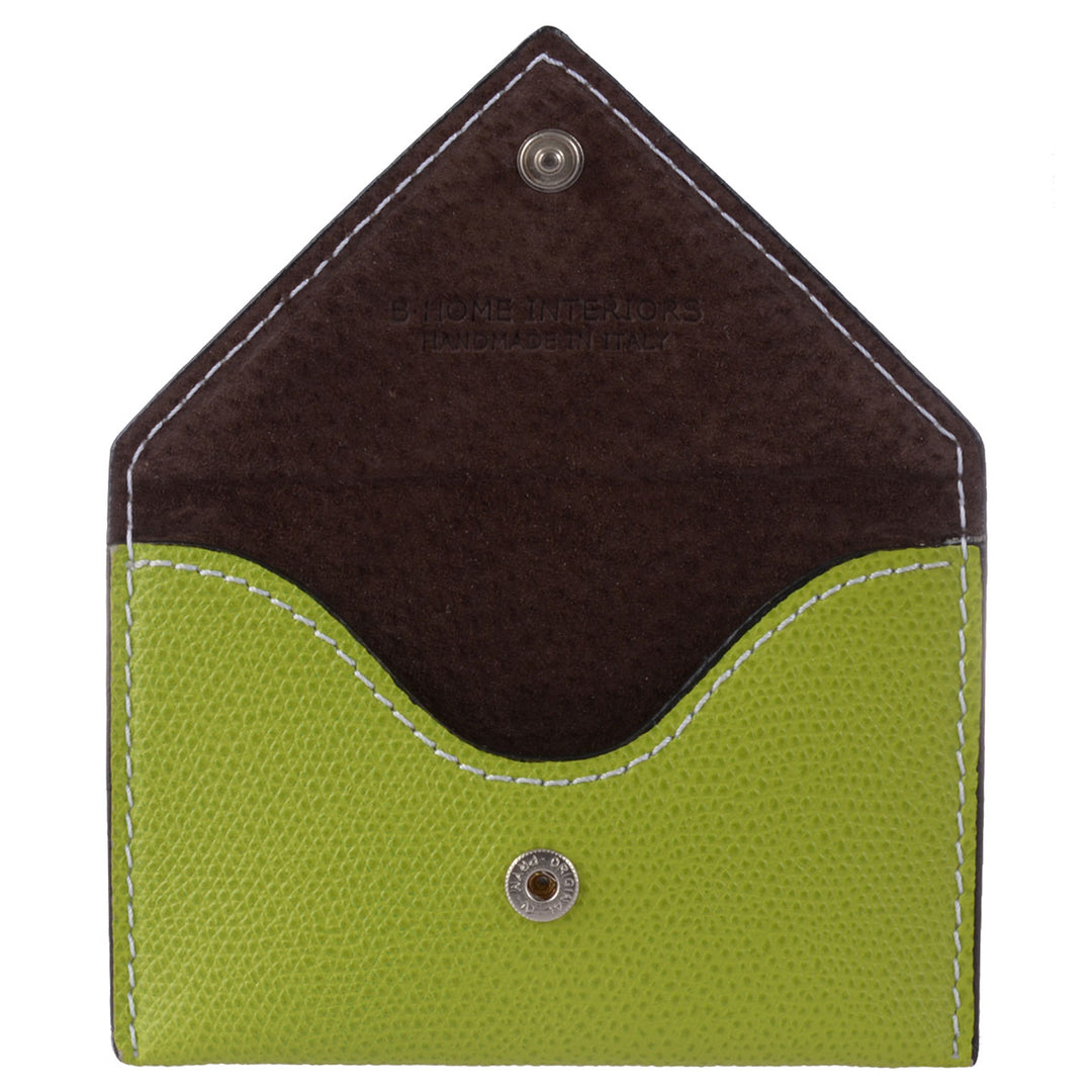 GioBagnara Visitenkartenetui Tino Leder Grün