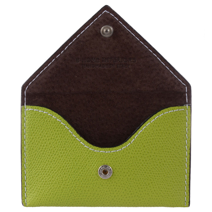 GioBagnara Visitenkartenetui Tino Leder Grün