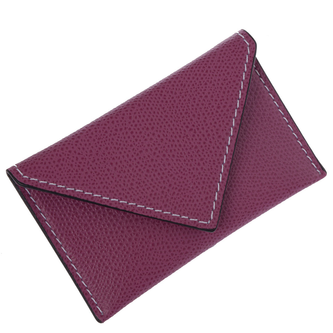 GioBagnara Visitenkartenetui Tino Leder Lila