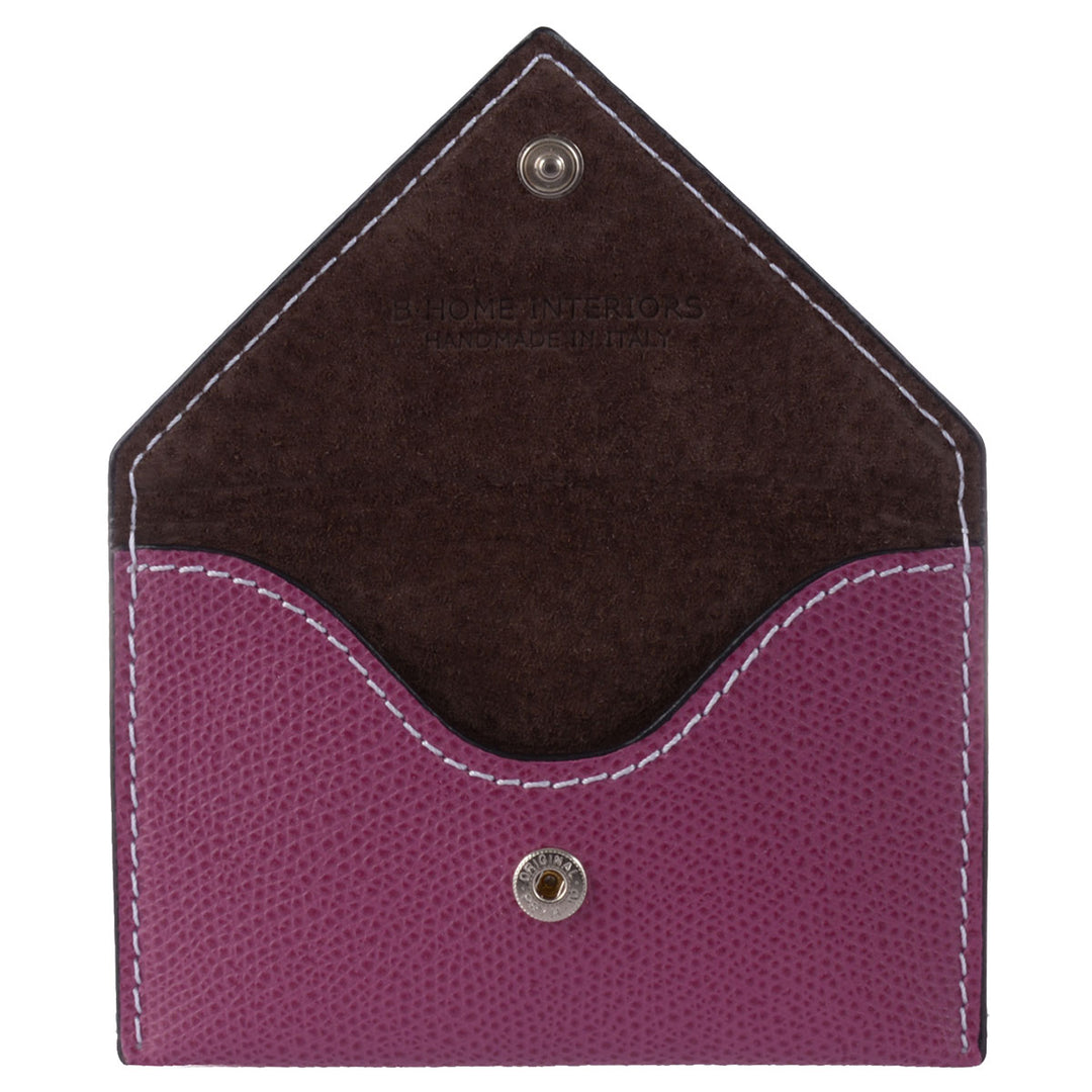 GioBagnara Visitenkartenetui Tino Leder Lila