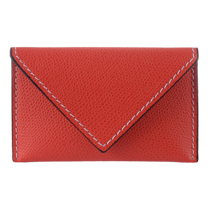 GioBagnara Visitenkartenetui Tino Leder Rot