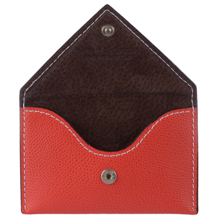 GioBagnara Visitenkartenetui Tino Leder Rot