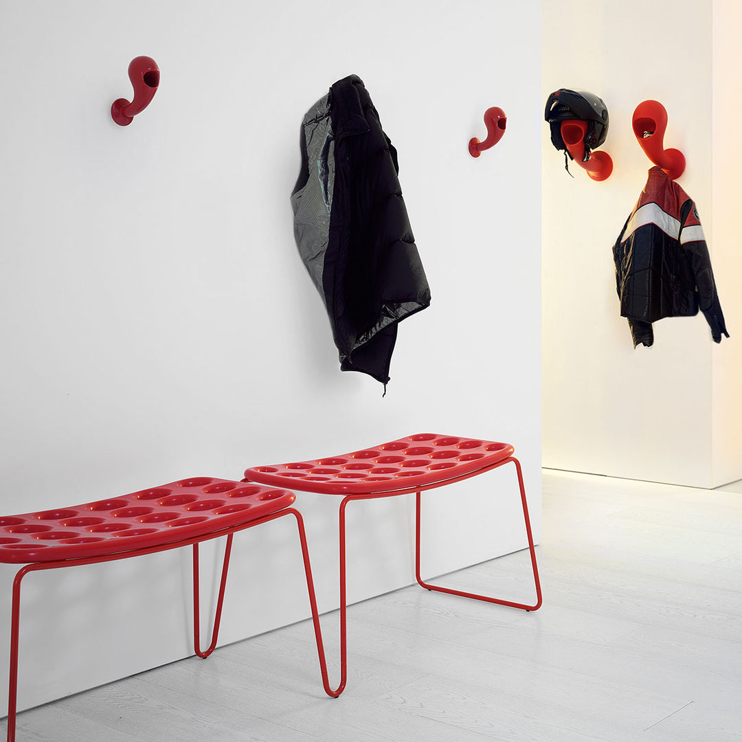 MyYour Design Wandgarderobe Crazy Head Mini Orange