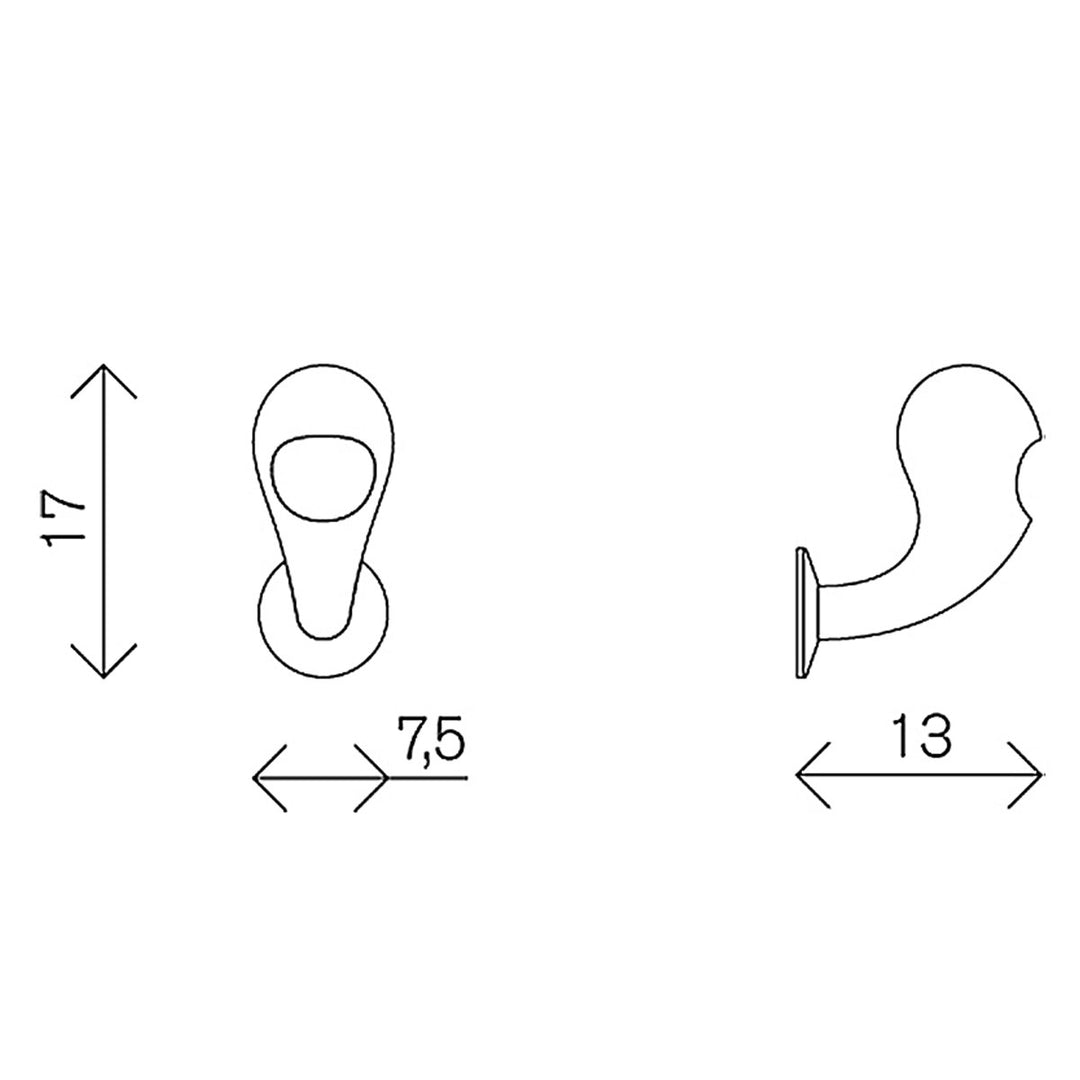 MyYour Design Wandgarderobe Crazy Head Mini Orange