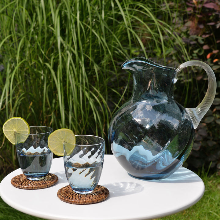 KLIMCHI Wasserglas Marika 2er Set Blau
