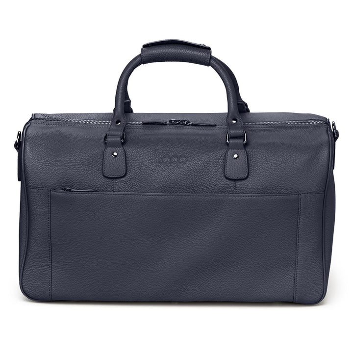 Keine Schwester Leder Weekender Packbar Nachtblau geschlossen