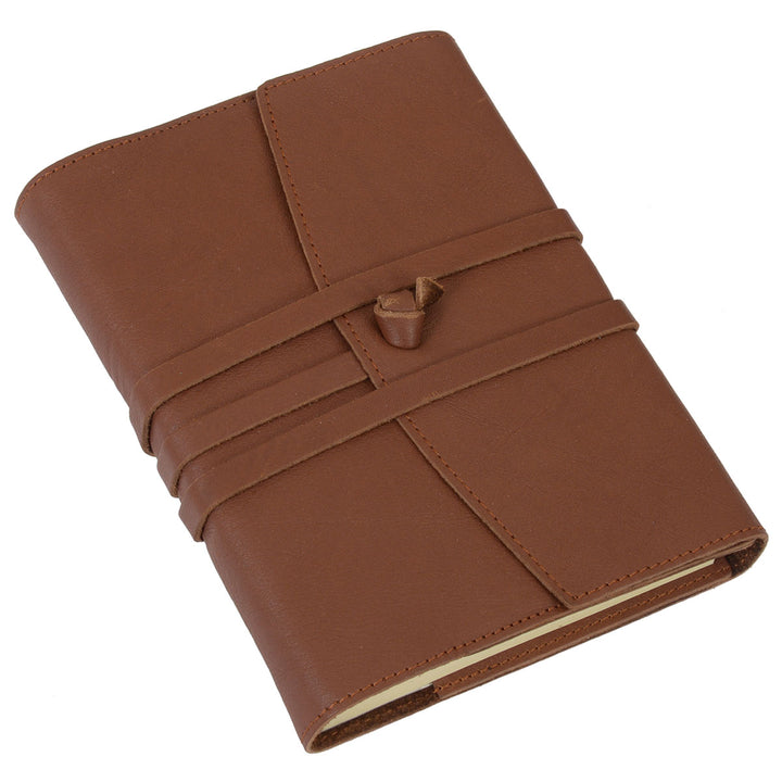 Papoutsi Lederbuch Poet Cognacbraun