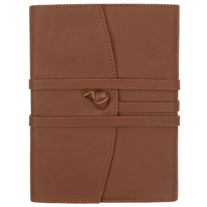 Papoutsi Lederbuch Poet Cognacbraun