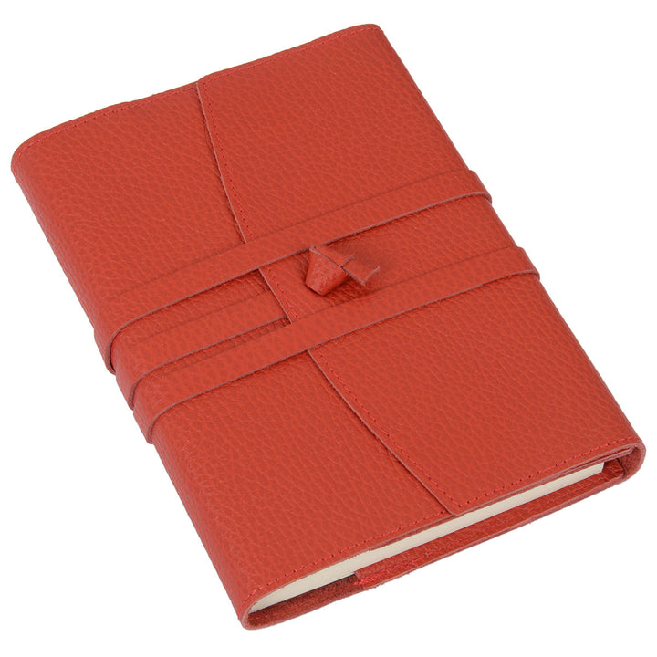 Papoutsi Lederbuch Poet Rot