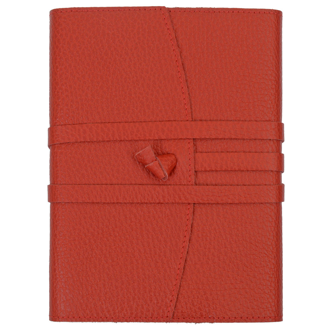 Papoutsi Lederbuch Poet Rot