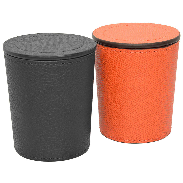 GioBagnara Würfelbecher Leder Schwarz