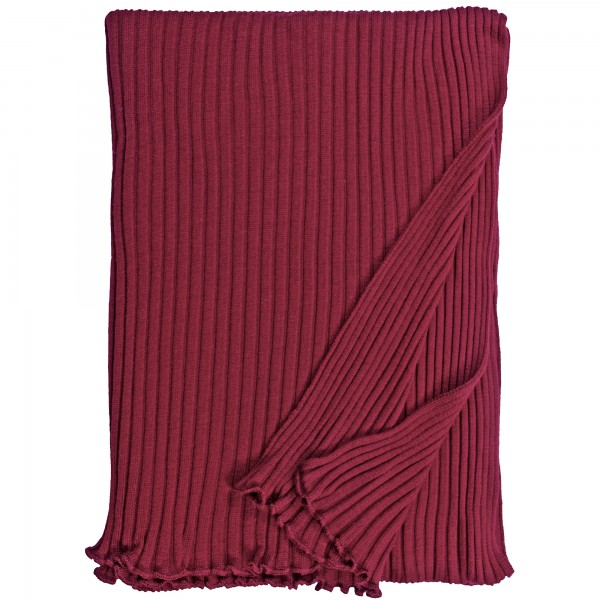 Strickschal Lammwolle rot Eagle products