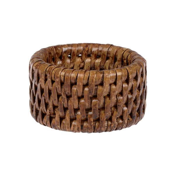 Fiolini Serviettenring Rattan Antique Brown