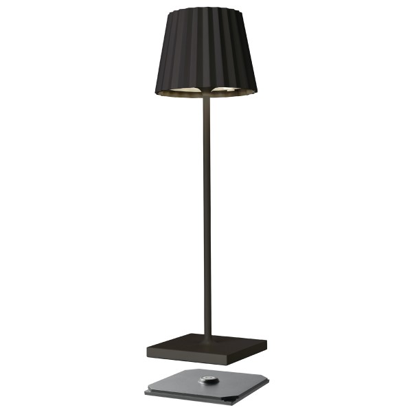 Sompex Akku LED Tischleuchte Troll 2.0 Schwarz