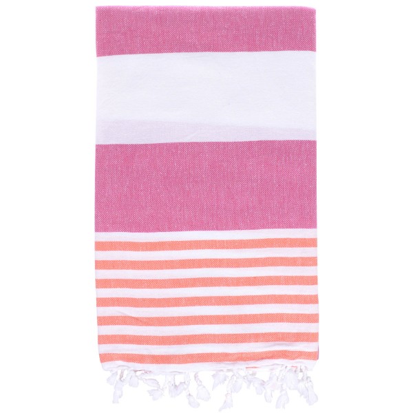 Hamamtuch Perth fuchsia / korallrot
