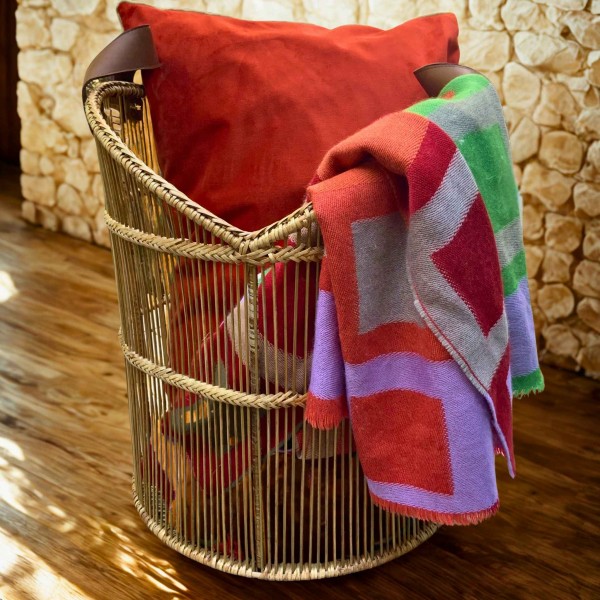 fiolini Rattan Aufbewahrungskorb Rangoon