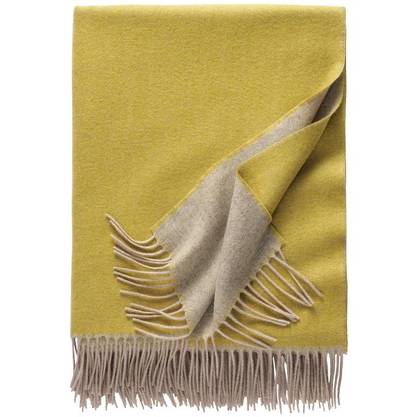 Kaschmirdecke Alassio hellgrau/ocker eagle products