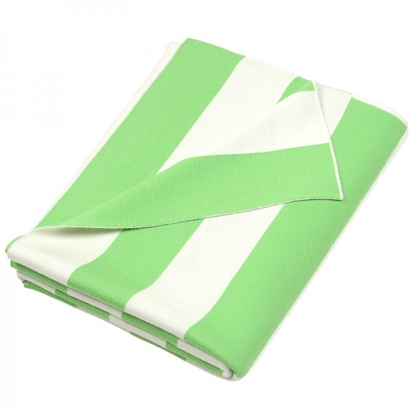 Merino Decke Strips grün Lenz Leif
