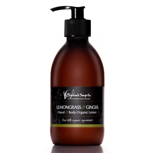 Highland Soap Organic Hand & Bodylotion Lemongrass & Ginger 300 ml