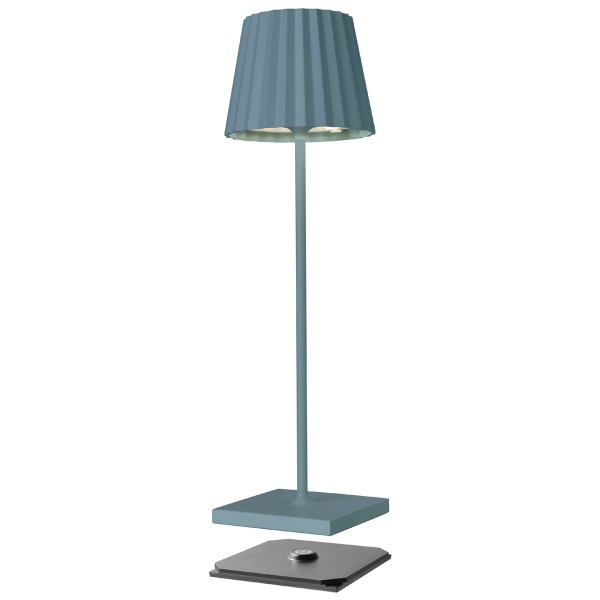 Sompex Akku LED Tischleuchte Troll 2.0 Blau