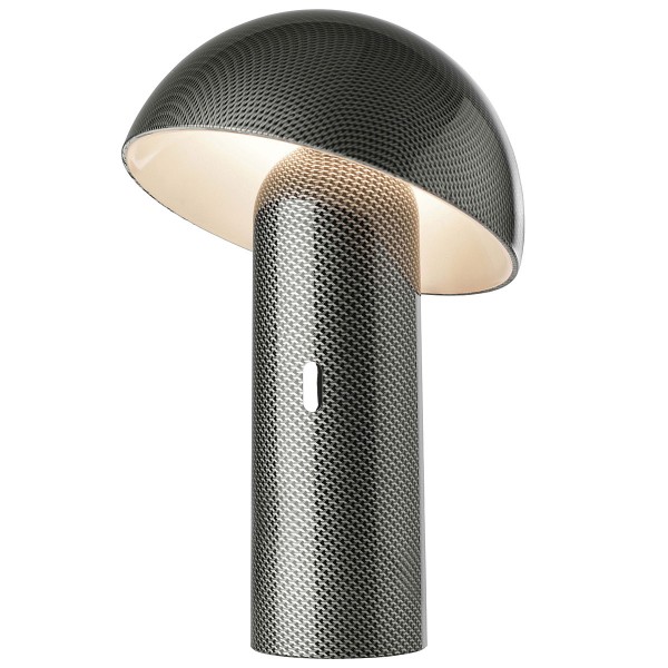 Sompex Akku LED Tischleuchte Svamp Carbon
