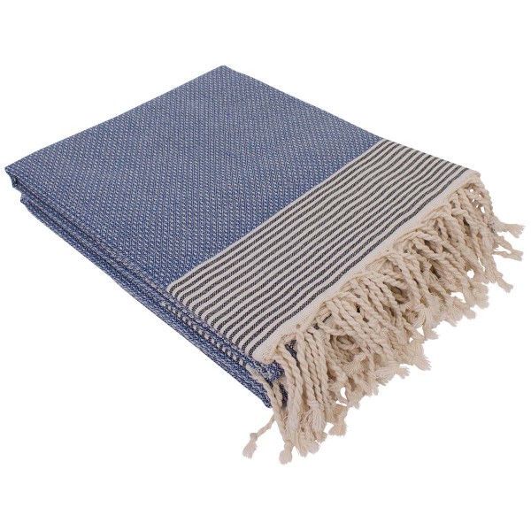 Fouta Sousse blau fashion 4 wellness