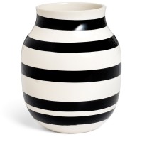 Kähler Design Omaggio Vase Schwarz 20cm