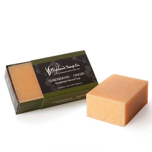 Highland Soap Handgemachte Seife Lemongrass & Ginger 190 g