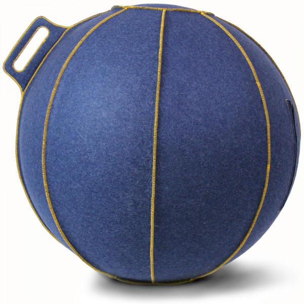 stilvoller sitzball Welt blau vluv