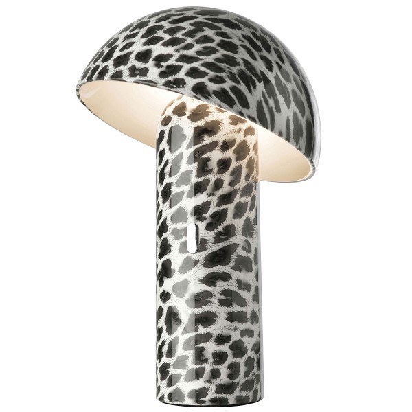 Sompex Akku LED Tischleuchte Svamp Leopard