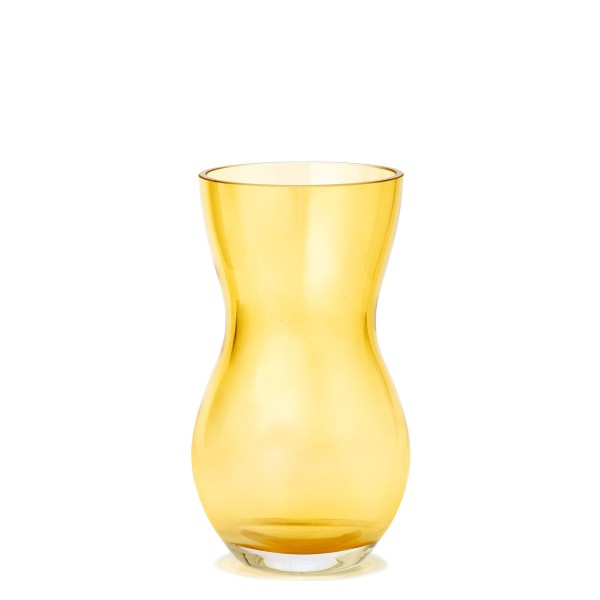 Holmegaard Vase Calabas Amber 16 cm Hoch