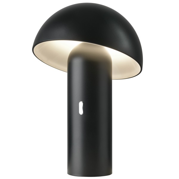 Sompex Akku LED Tischleuchte Svamp Schwarz