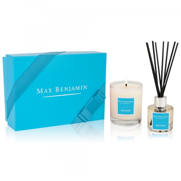 Blue Azure Geschenkbox Duftkerze & Raumduft Max Benjamin