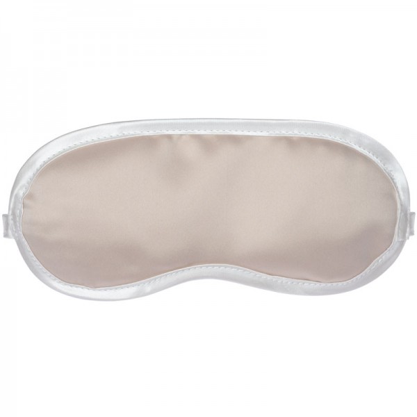 Schlafbrille Satin beige Katrin Leuze