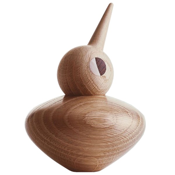 Bird Chubby Holzfigur Vogel natur ArchitectMade