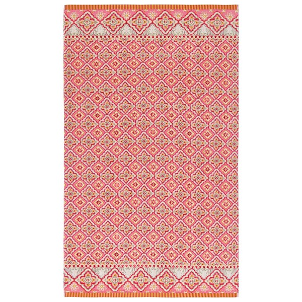 Strandtuch Star Check pink